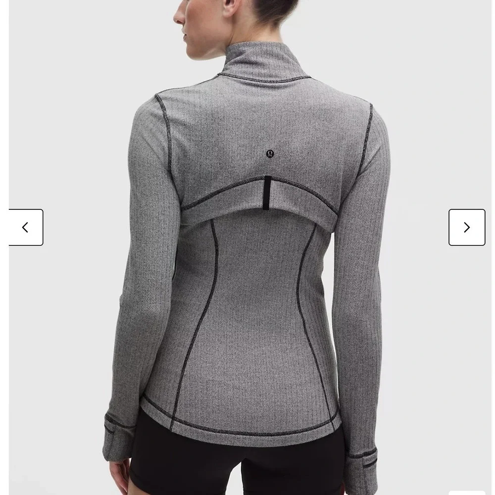 Lululemon Define Jacket‎ – Herringbone / Black & White – Size 4